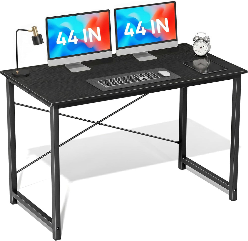 Alpen 44 Inch Computer Desk Office Desk & Writing Table for Home, Black