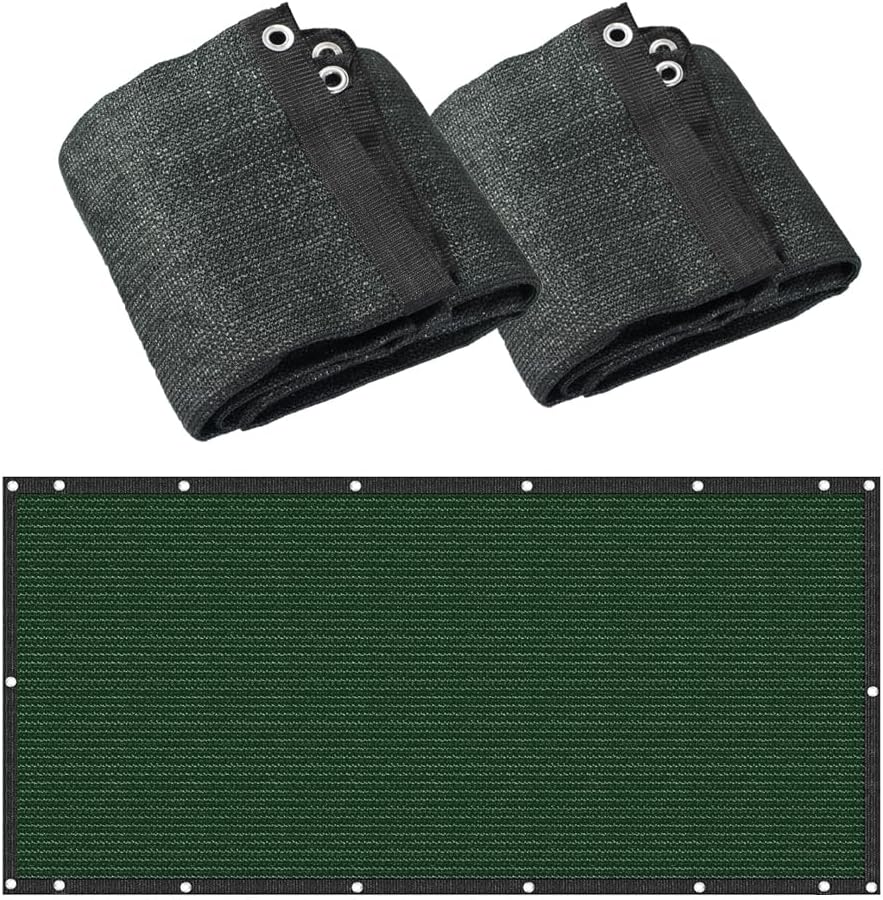 GL Garden Privacy Net Protective Screen, 6' x 24' Decorative Fences H...