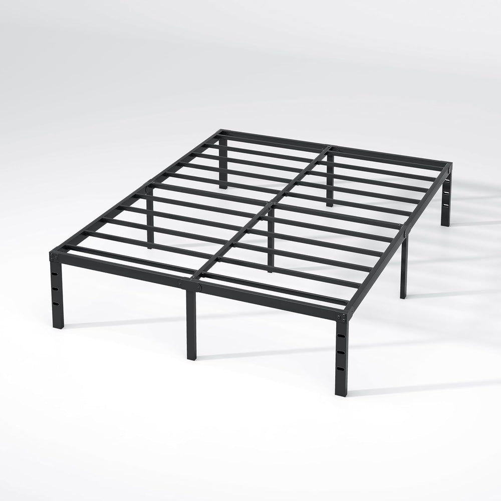 NEW JETO Metal Bed Frame,Full Size Bed Frame with Storage Space,12 Inch