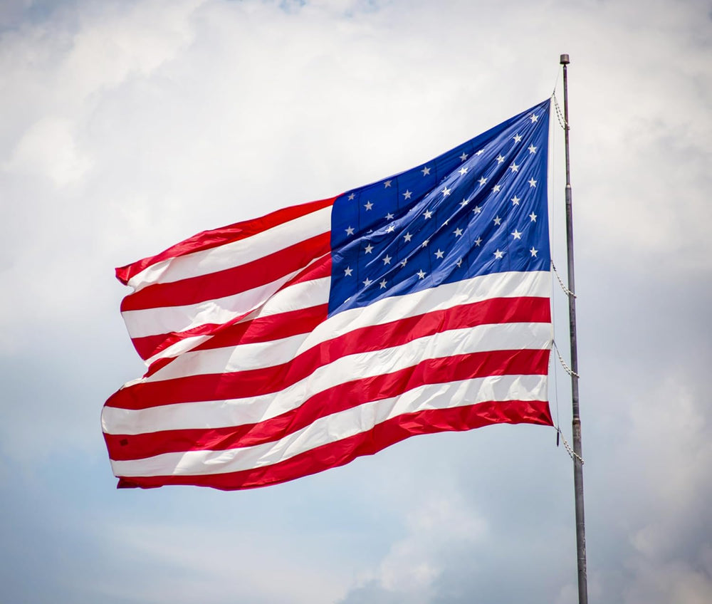 American Flag 4x6 Ft for Outside, Heavy Duty Spun Polyester US Flags
