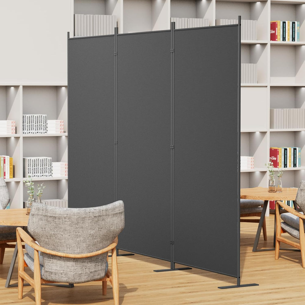 Helios&Hestia 3-Panel 6 ft Tall Indoor Folding Room Divider, Portable Pri...