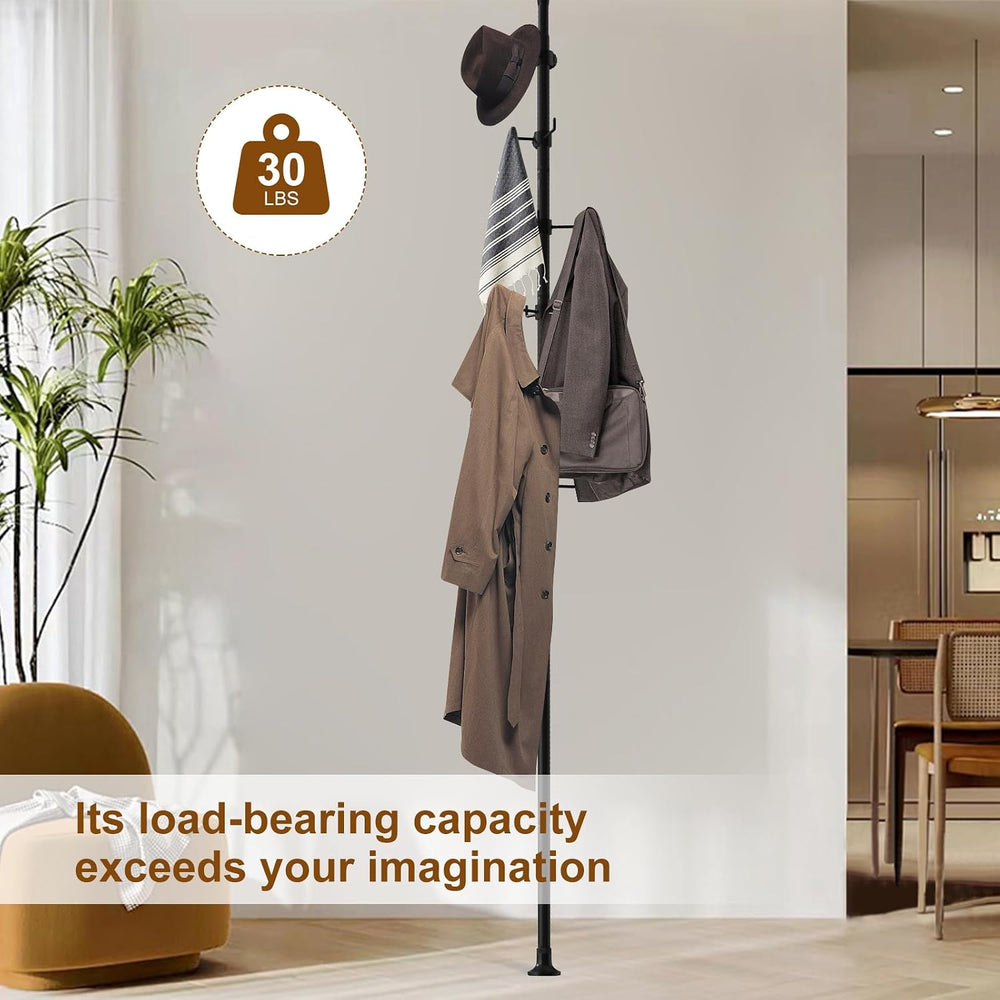 BeBecome Coat Rack, Telescopic Free-Standing Clothes rack for Hanging Clothes...