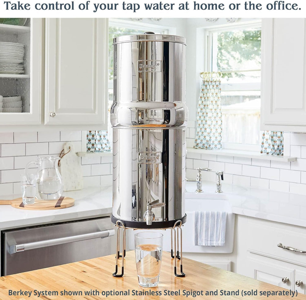 Big Berkey 2.25 Gal Gravity Water Filter System with BB9-2 Filters