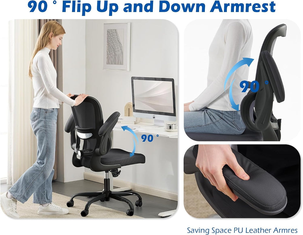 TRALT Ergonomic Office Chair Desk Chair with Adjustable Lumbar Support