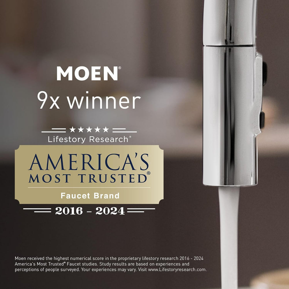 Moen YB5218BN Wynford Towel Bar, Brushed Nickel