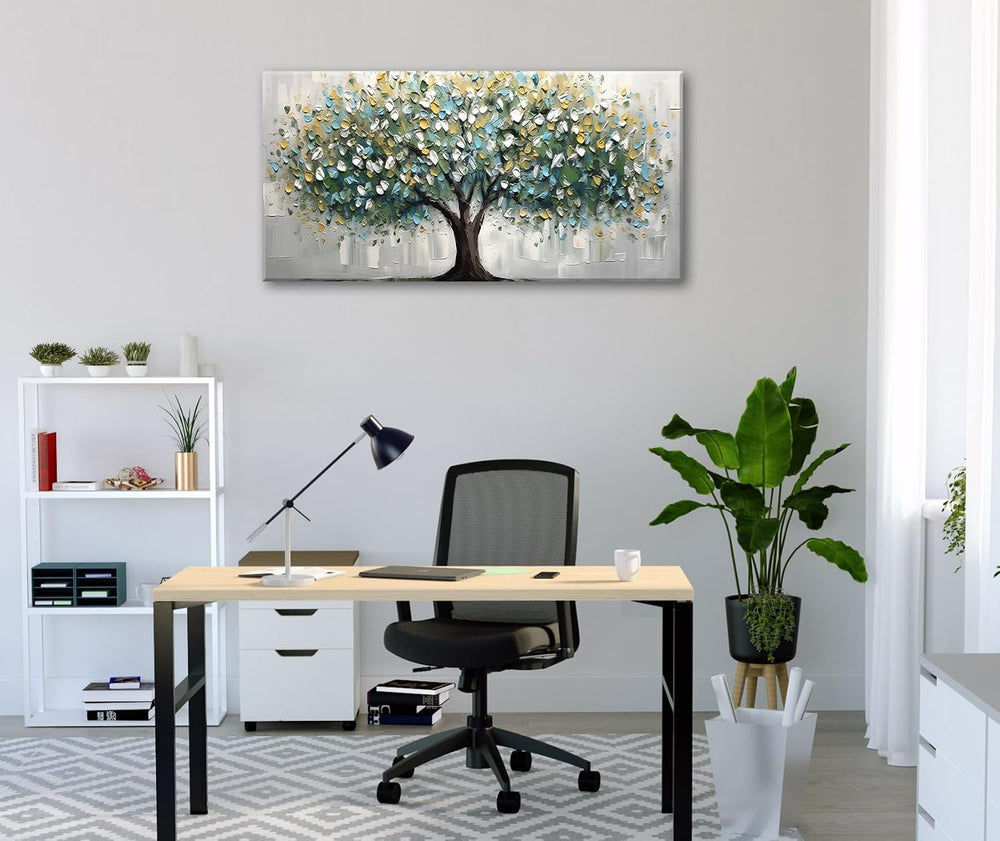 DJSYLIFE Tree of Life Canvas Wall Art- 20x40 Inch Large Wall Decor