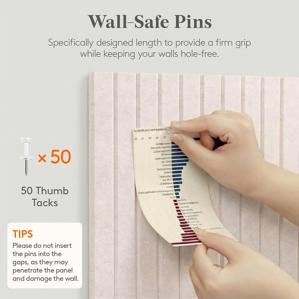 Lifewit Large Felt Bulletin Board with Self-Adhesive 48" x 36" - 12...