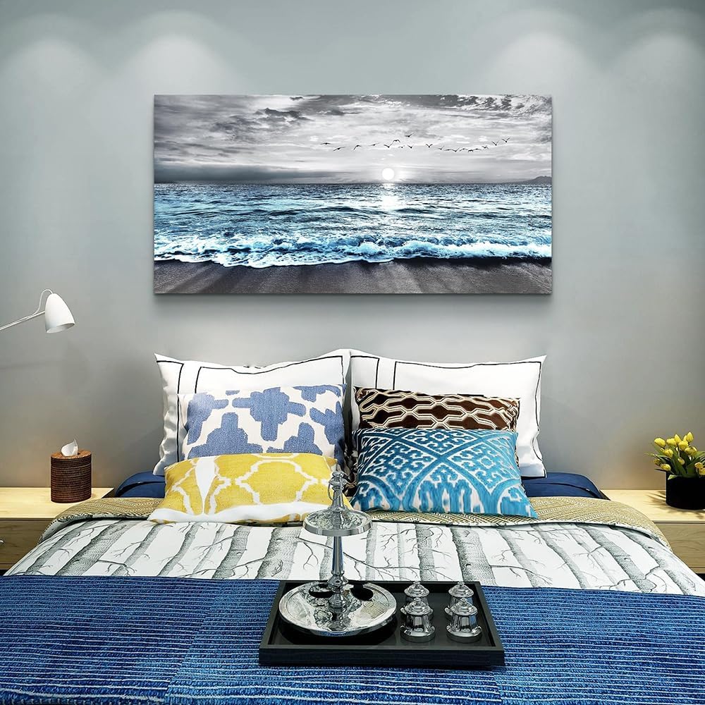 Wapluam Large Canvas Wall Art For Living Room & Bedroom Decor - Black &am...