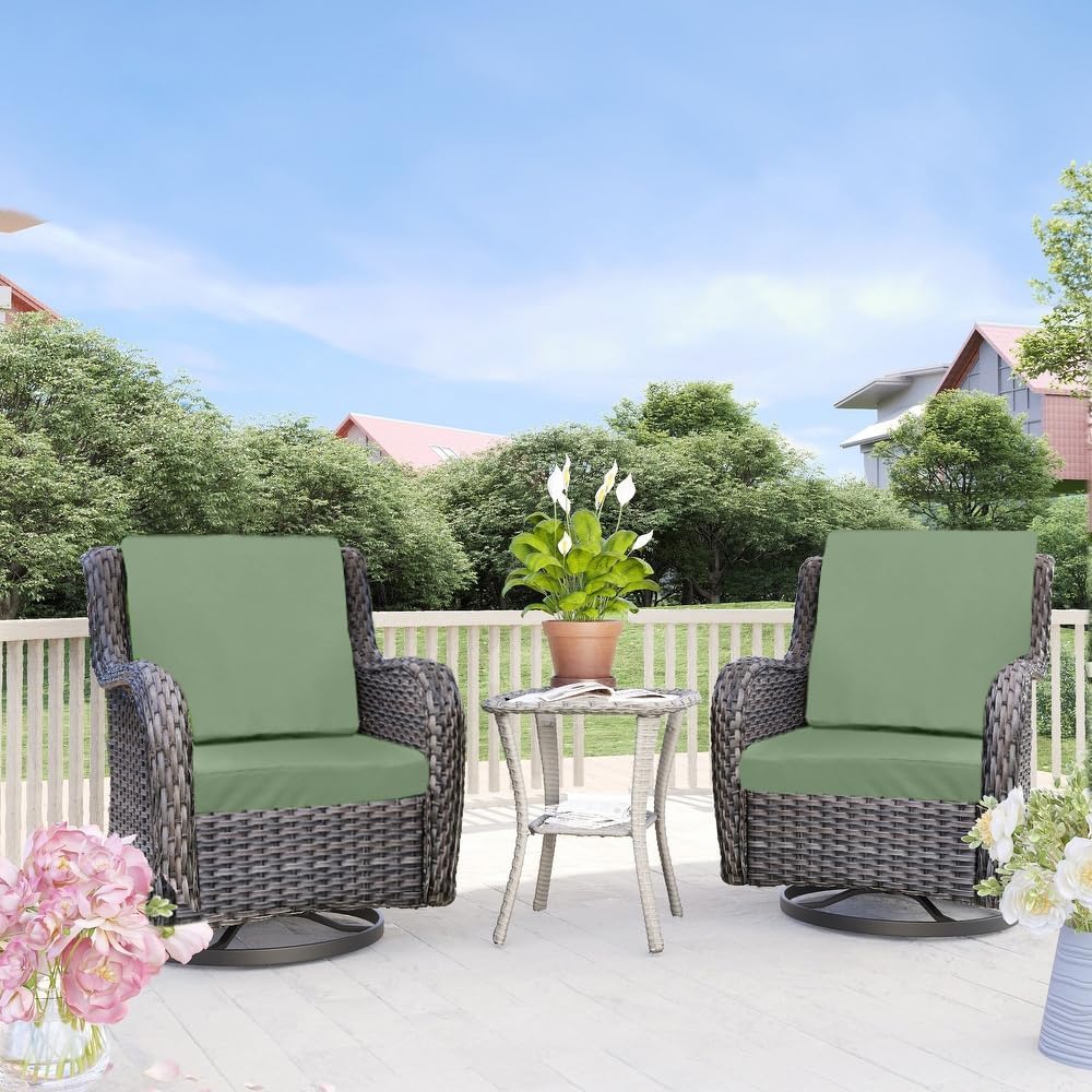 Patio Seat Cushion Covers,Washable Slip Covers Replacement,Waterproof Outdoor...