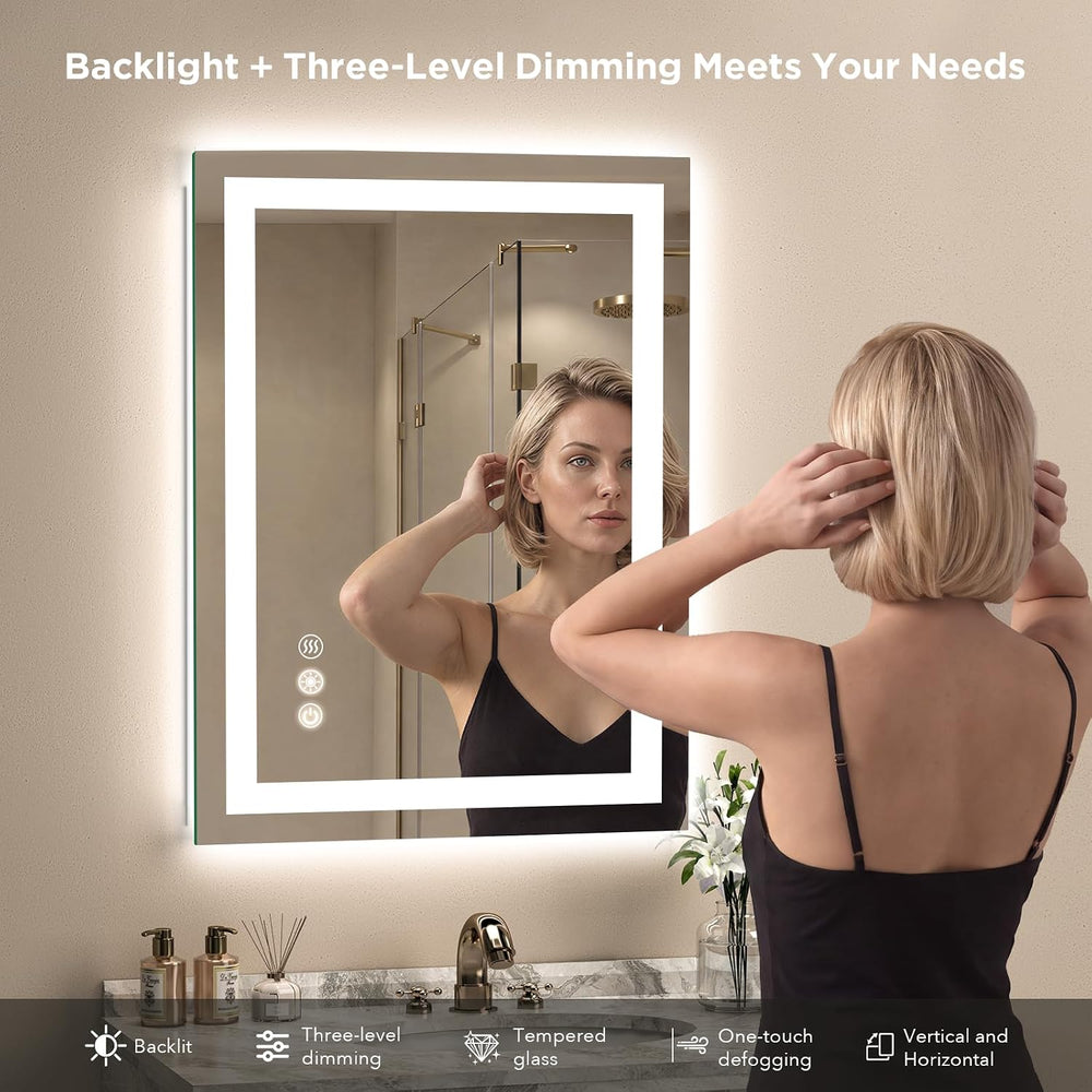 24"X32" LED Bathroom Mirror, Vanity Mirror with Lights