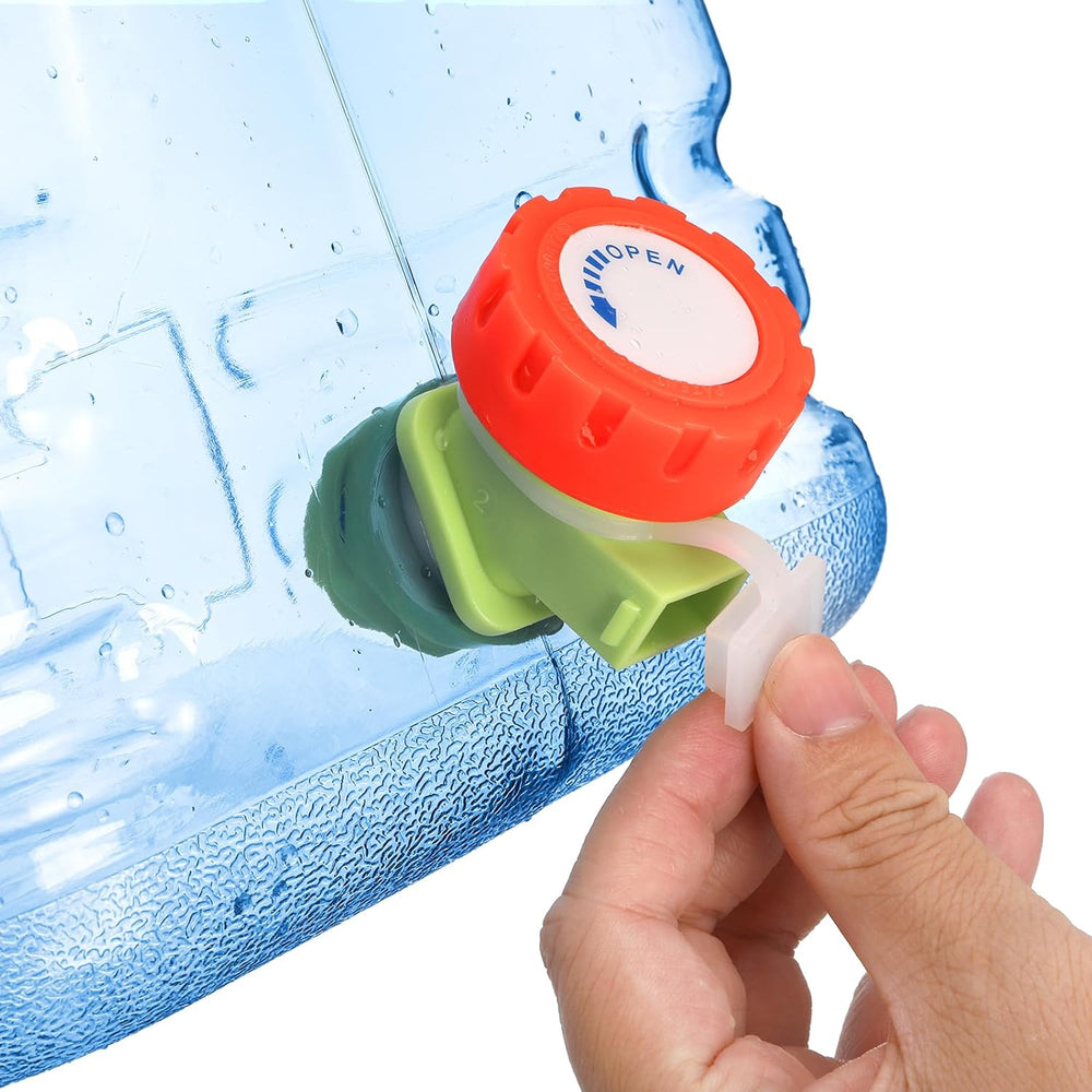Dicunoy Camping Water Container, 2.6 Gallon Portable Water Jug with Spigot, T...