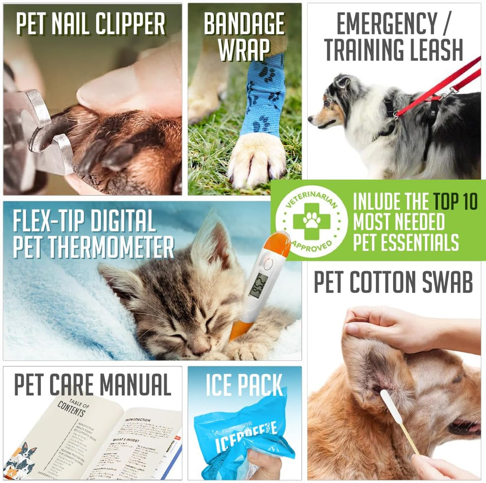 EVERLIT Pet Medic First Aid Kit | 95 Pcs Vet-Approved Medical, Outdoor & ...