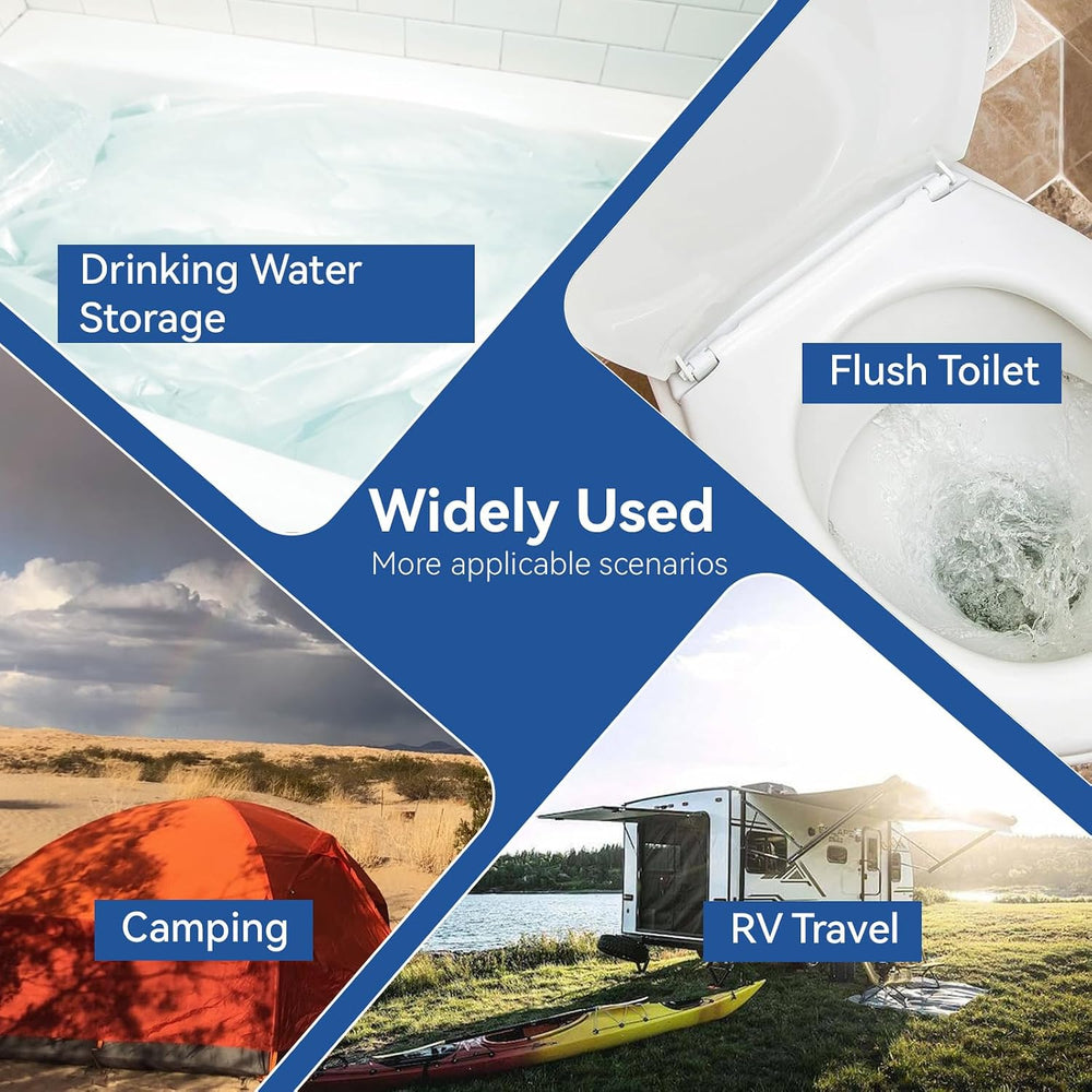 Emergency Drinking Water Storage 45 Gallon, Food-Grade Bathtub Bladder, BPA-F...