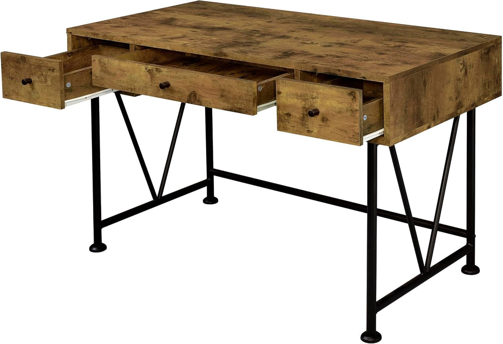 Coaster Home Furnishings Analiese Rustic 47-Inch 3-Drawer Home Office Compute...