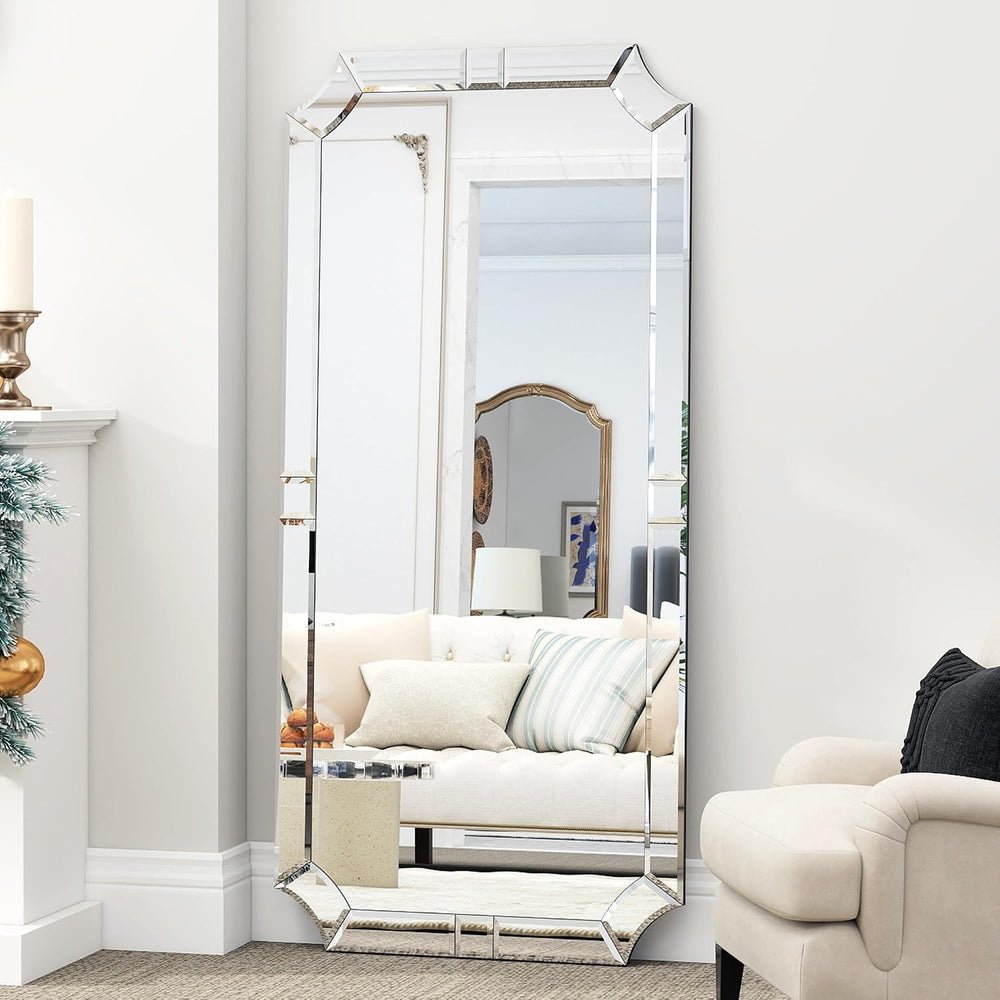 Chende 30"x59" Large Full Length Mirror with 4MM Thick Glass Pieces...