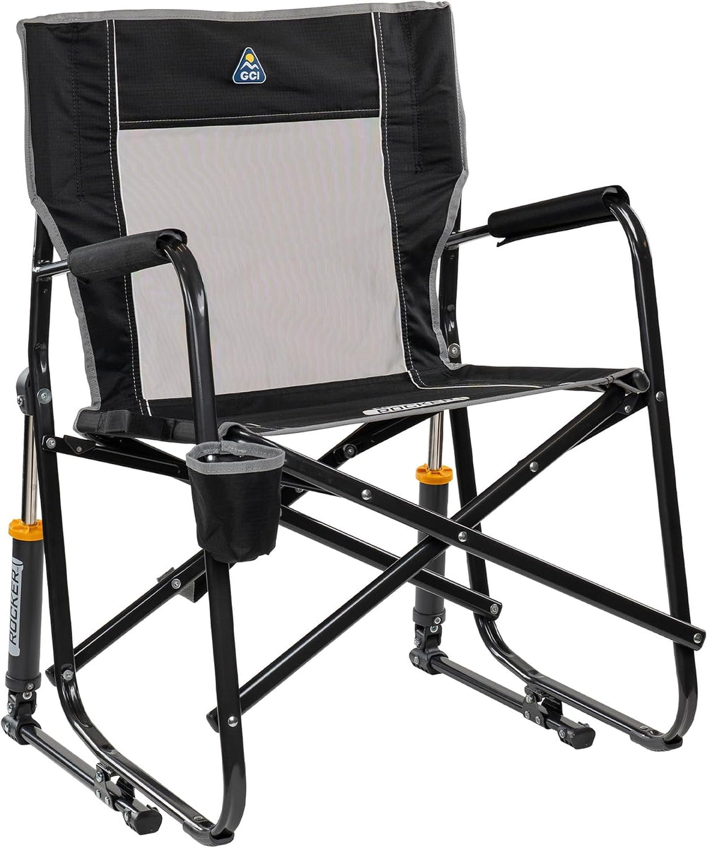 GCI Outdoor Freestyle Rocker Camping Chair - Black