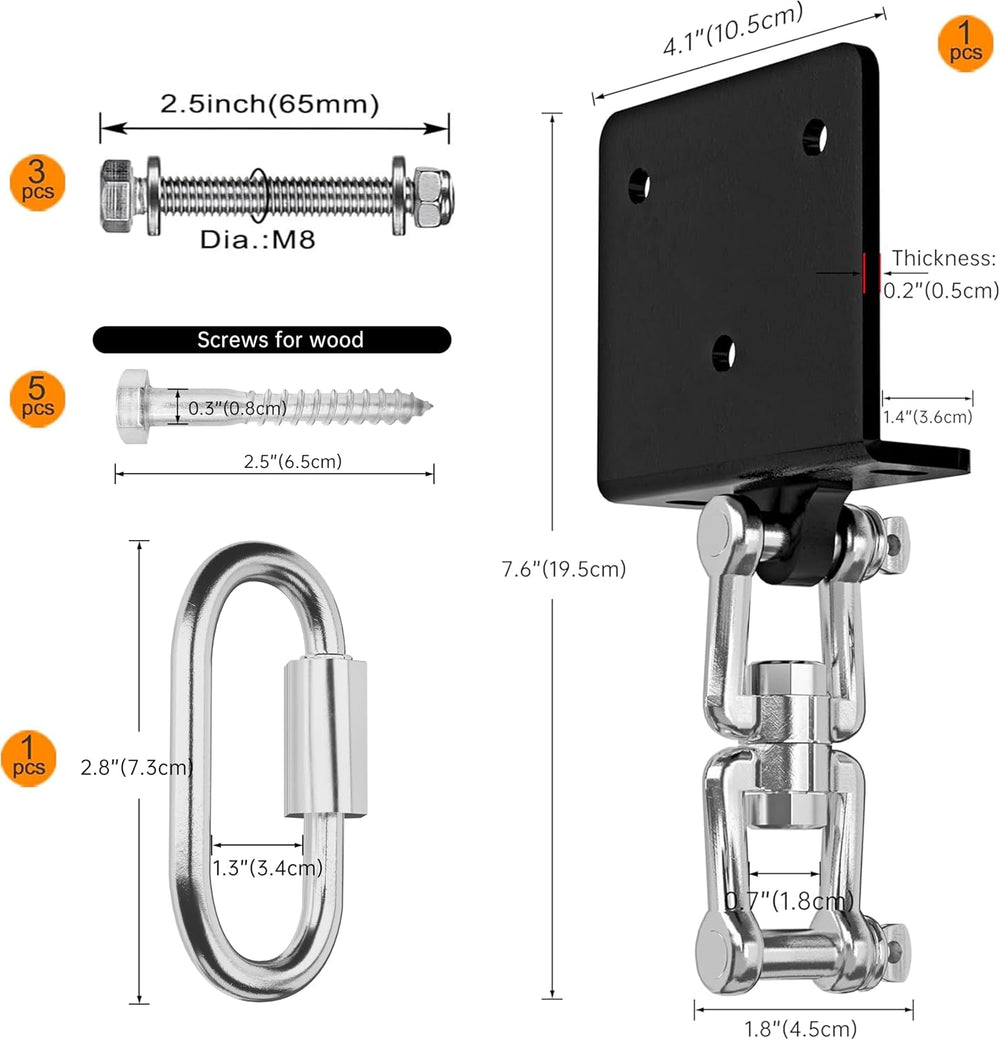 Heavy Bag & Punching Bag Hanger, Wall, Ceiling, Beam Mount Options