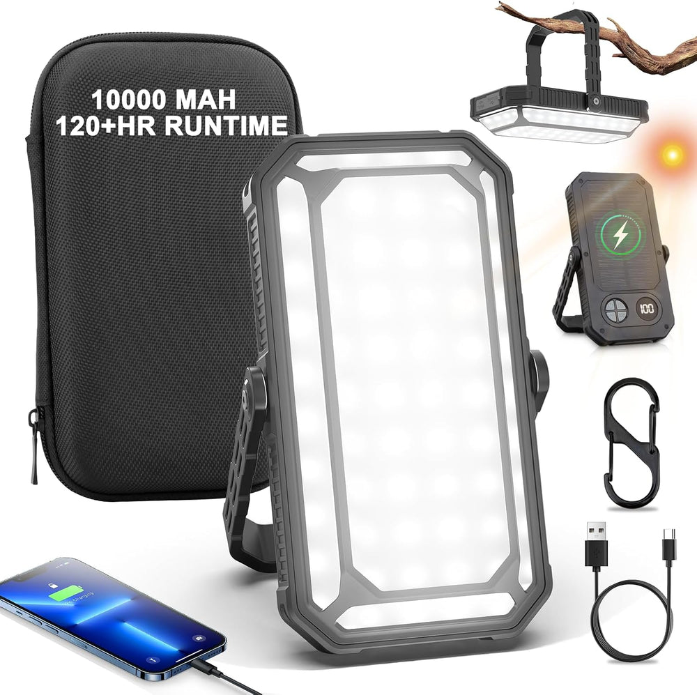 Camping Lantern LED Rechargeable - up to 120+ Hours, 10000mAh Portable Campin...