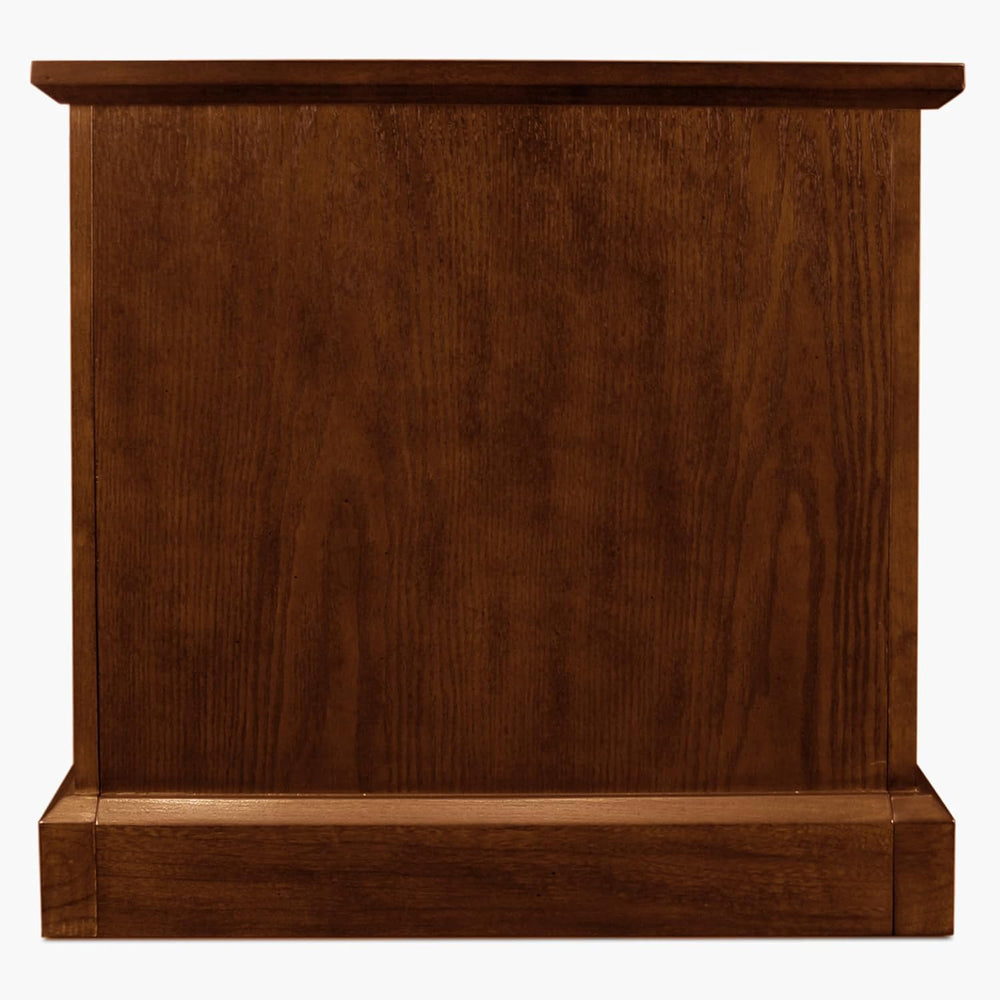 Leick Home Mission Cabinet End Table, 15", Mission Oak