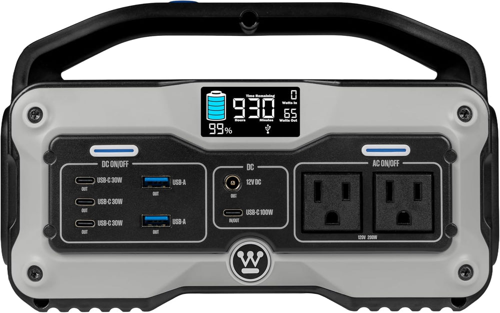 Westinghouse iGen400s 400 Watt, 183Wh Portable Power Station and Solar Genera...