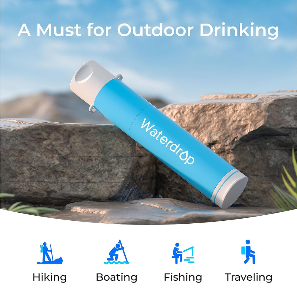 Waterdrop Portable Water Filter Straw, Camping Water Filter