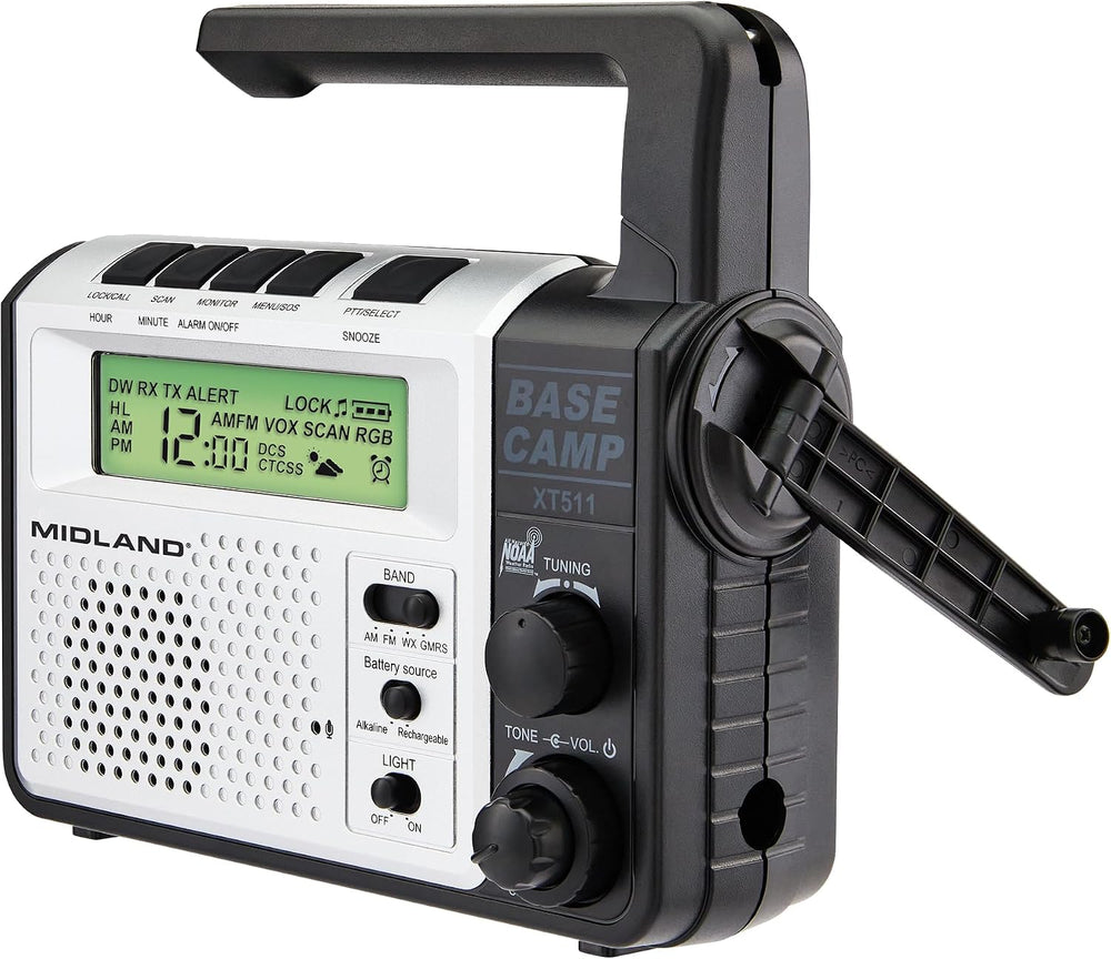 Midland - XT511 - Emergency Radio - 22 Channel Two-Way Base Camp Radio