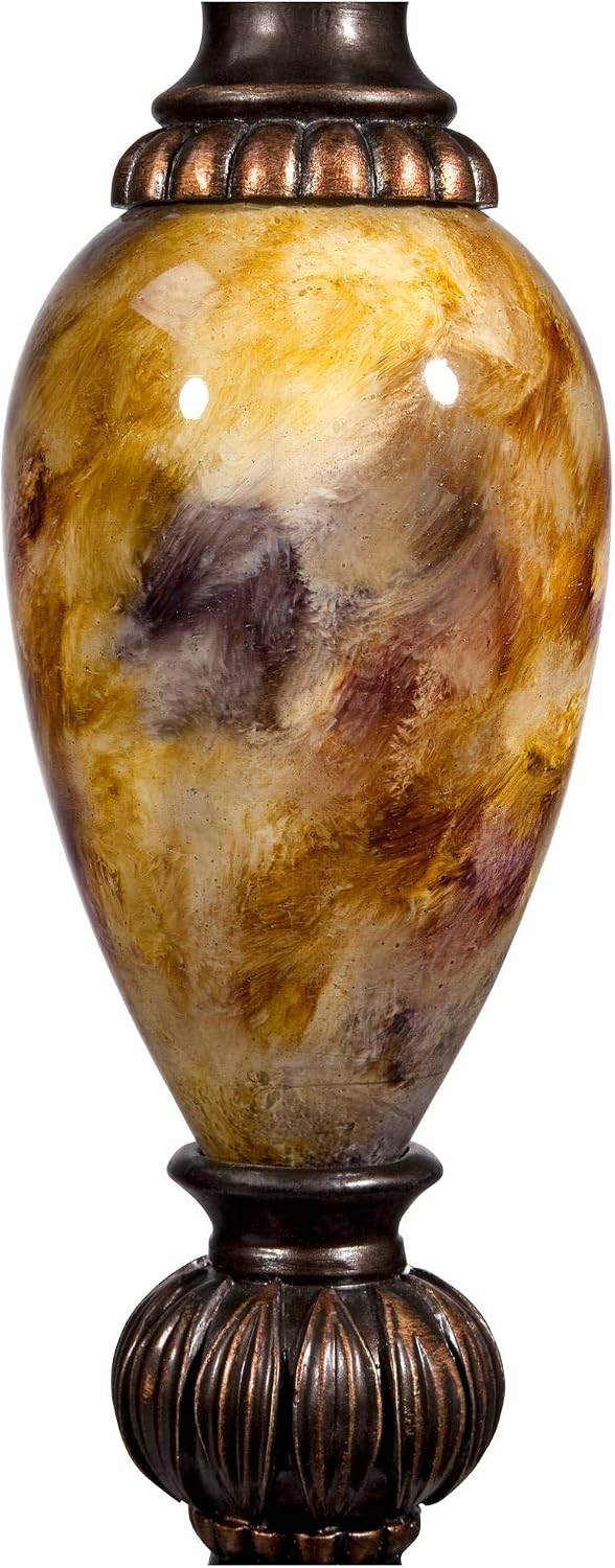 Mulholland 30" Bronze Brown Large 3-Way Table Lamp Table Top Dimmer