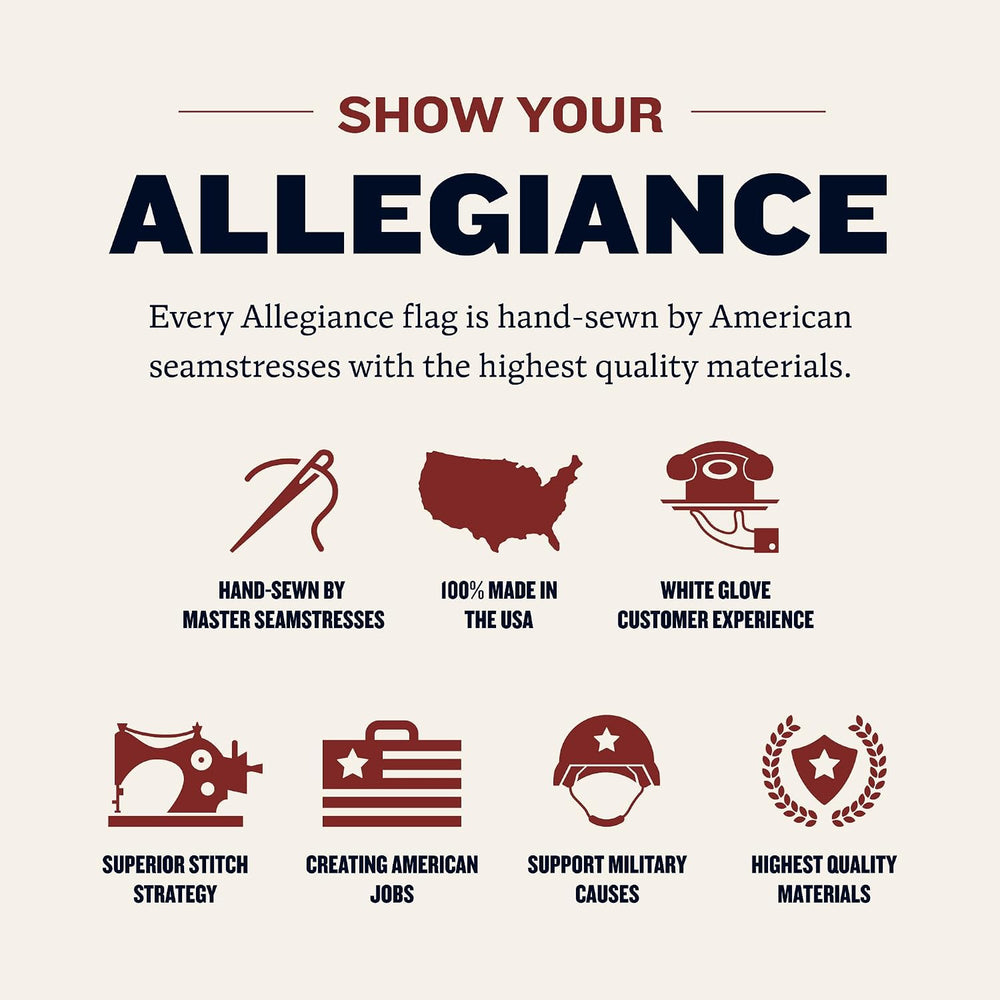 Allegiance American Flags For Outside 4x6 Ft, Made in USA