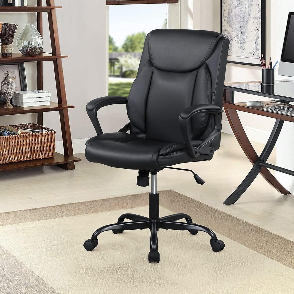 Home Office Chair Ergonomic Office Chair Desk Chair PU Leather Task Chair Exe...