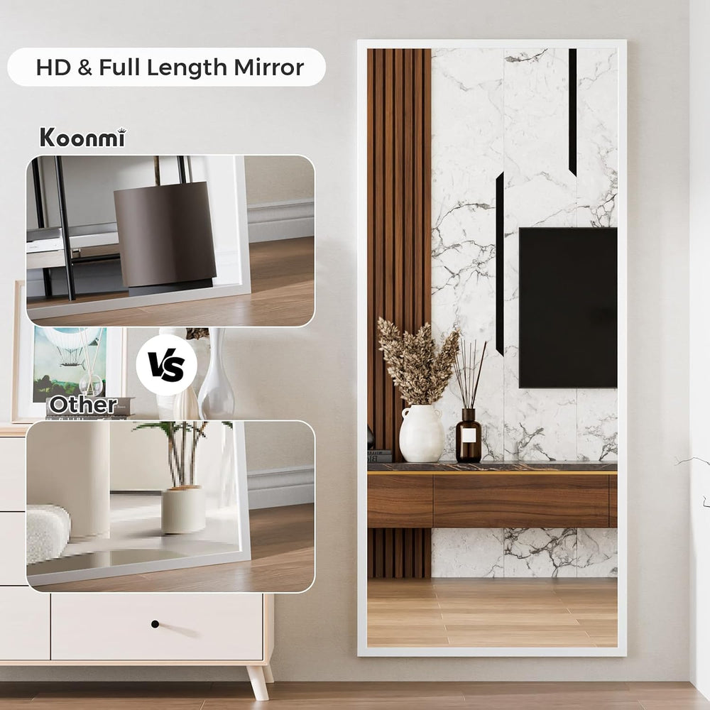 Koonmi 71"x30" Floor Mirror Full Length, Large Sliver Mirror