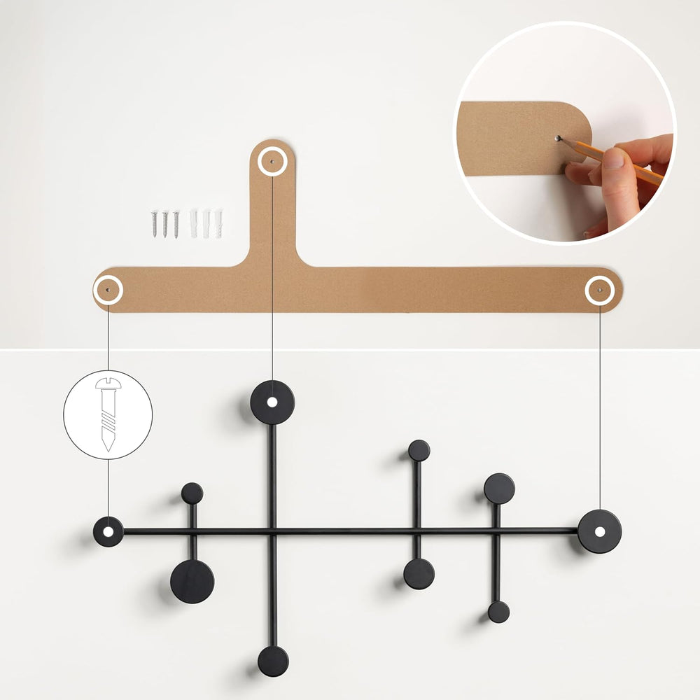 Kazai. 'Sval' Wall Wardrobe | Minimalist Coat Hook Design from Berlin...