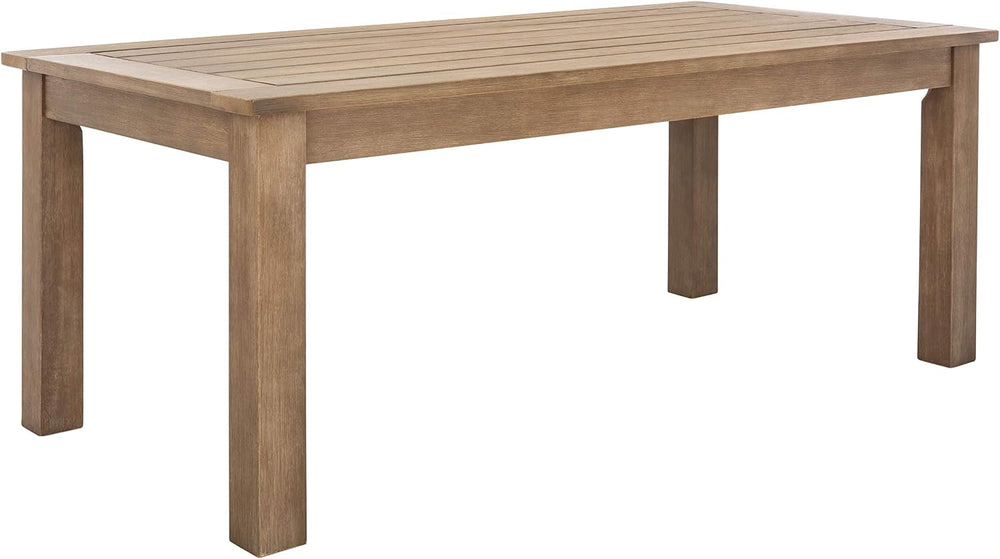 SAFAVIEH Couture Outdoor Santa Cruz Wood Coffee Table, 48.8" CPT1016A
