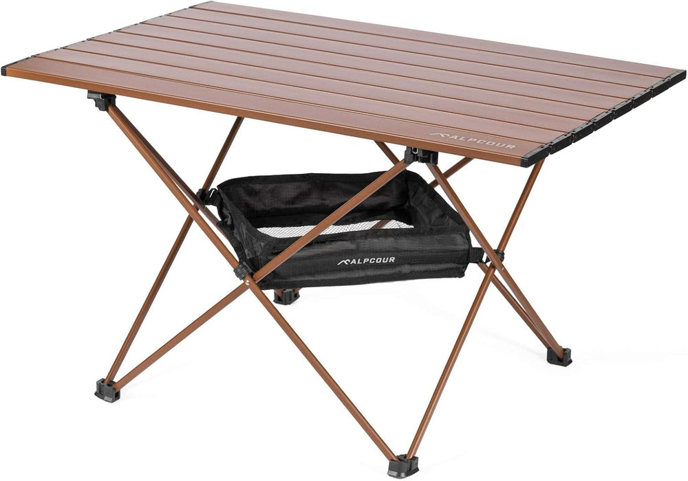 Alpcour Portable Camping Table – Lightweight, Compact Folding Side Table in a...