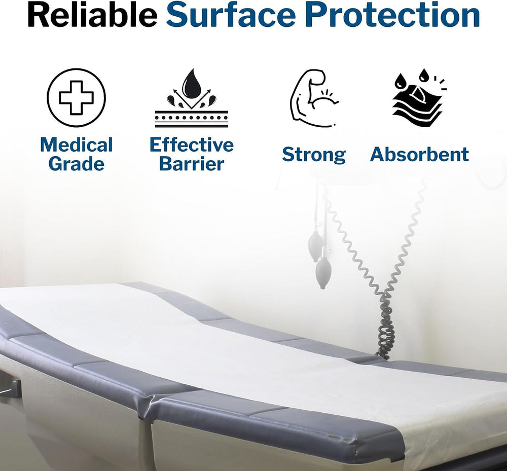 McKesson Medical Exam Table Paper Rolls, Spa, 18 in x 225 ft, 12 Rolls