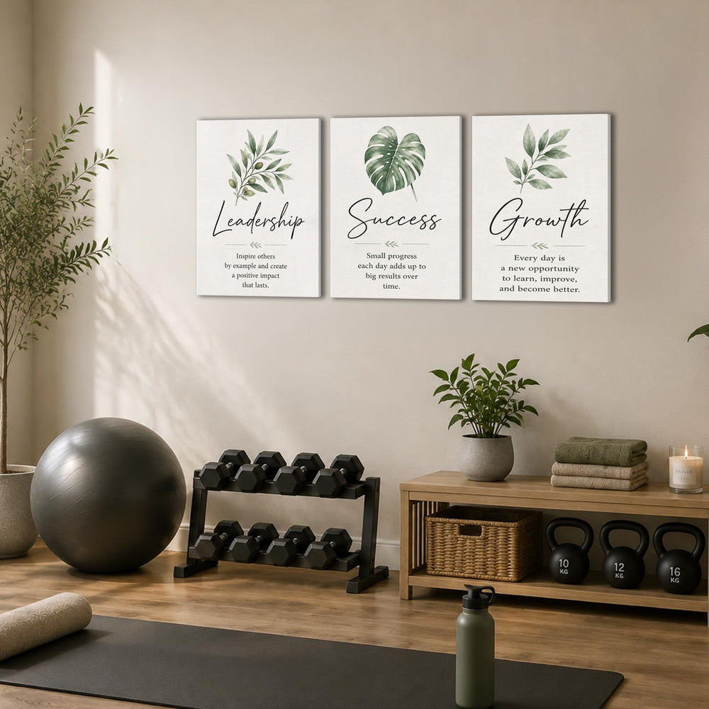 Framed Modern Motivational Office Wall Art Inspirational Canvas Wall Decor