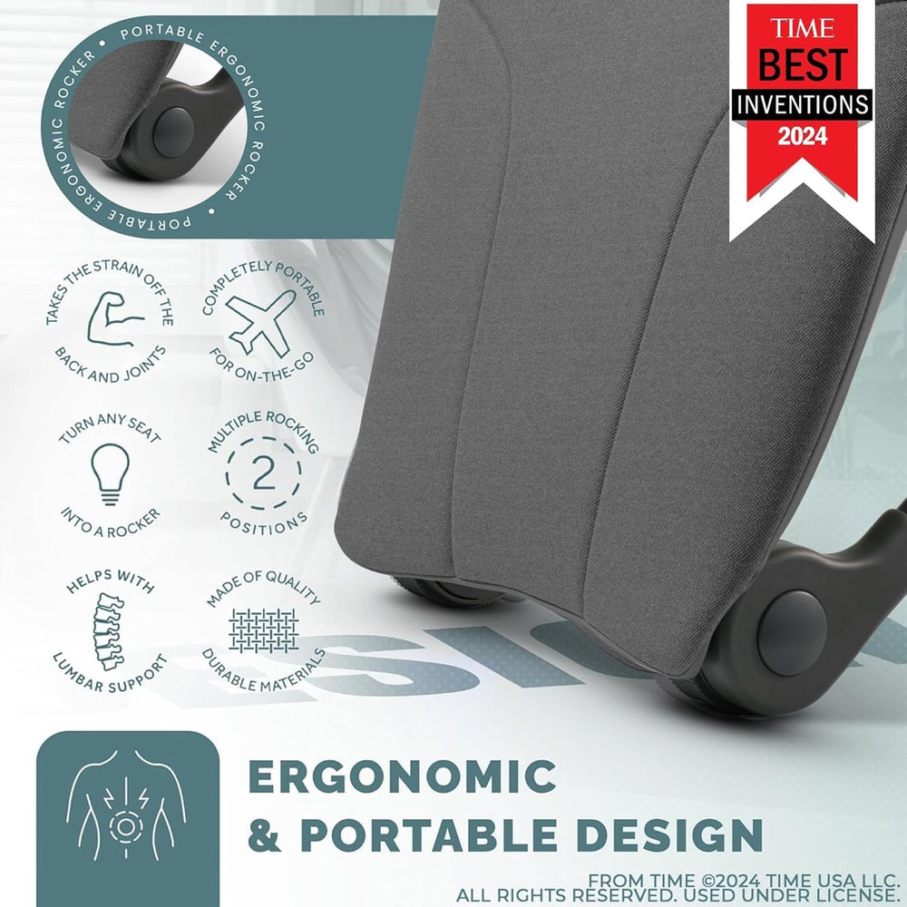 READY ROCKER Ultra| Adjustable Ergonomic Portable Rocker | Back Pain Relief &...