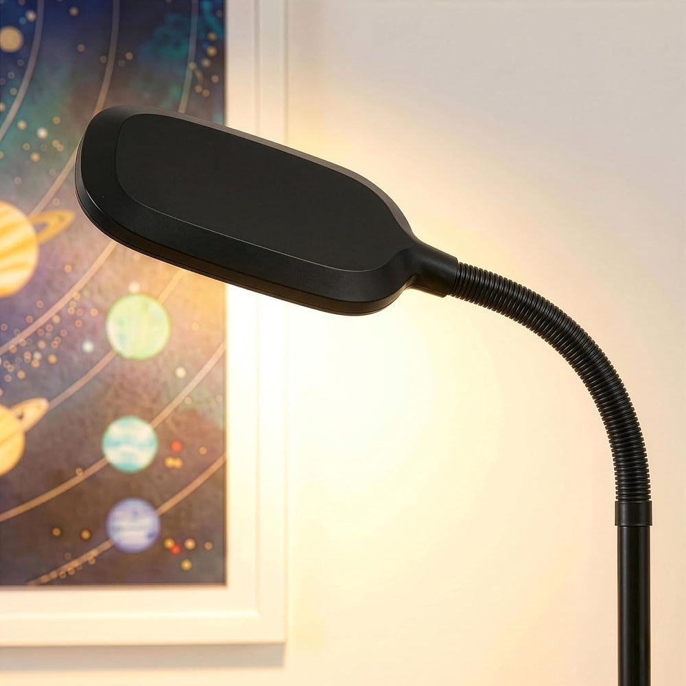 Brightech Litespan - Bright LED Floor Reading Lamp for Over Chair Crafts and ...