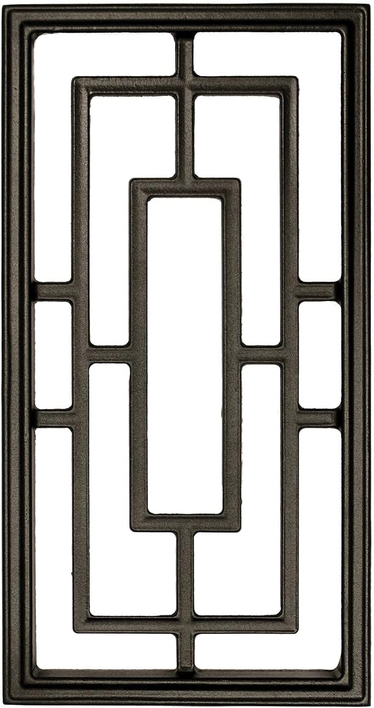 Nuvo Iron Decorative Insert for Fencing, Gates, Home, Garden - Rectangular, 9...