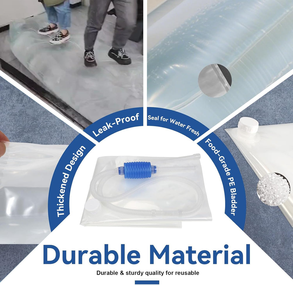 Emergency Drinking Water Storage 45 Gallon, Food-Grade Bathtub Bladder, BPA-F...