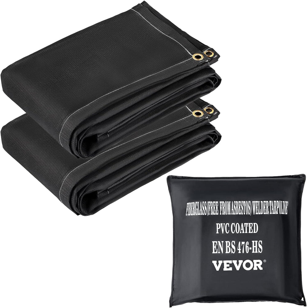 VEVOR Fire Blankets, 2 Pack Welding Blankets, 6' x 10' Fire Suppressi...