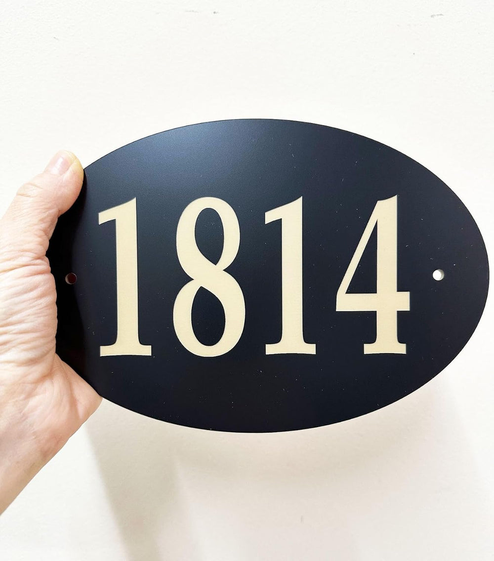 Comfort House Address Plaque Personalized. Display Your House Number. Made in...