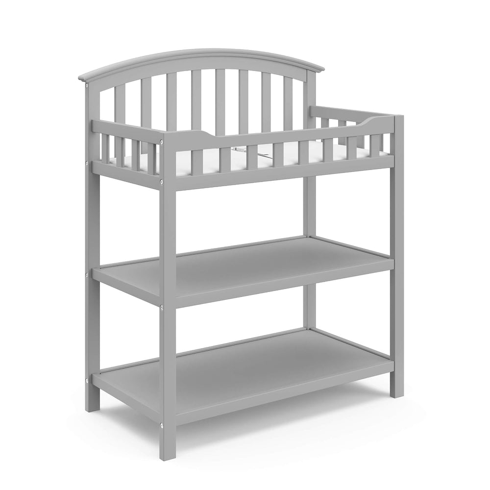 Graco Changing Table with Water-Resistant Changing Pad, Pebble Gray