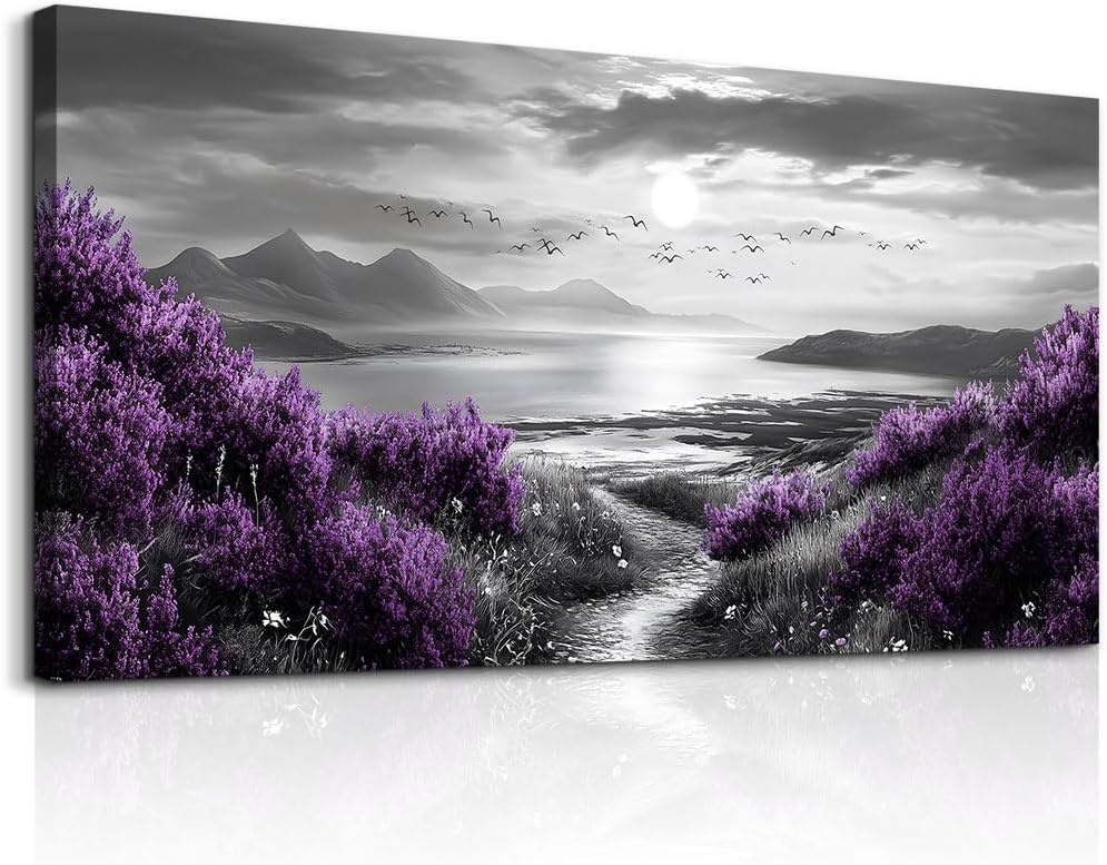 FUHAIHUA Canvas Wall Art for Living Room Large Wall Decor for Bedroom Modern ...