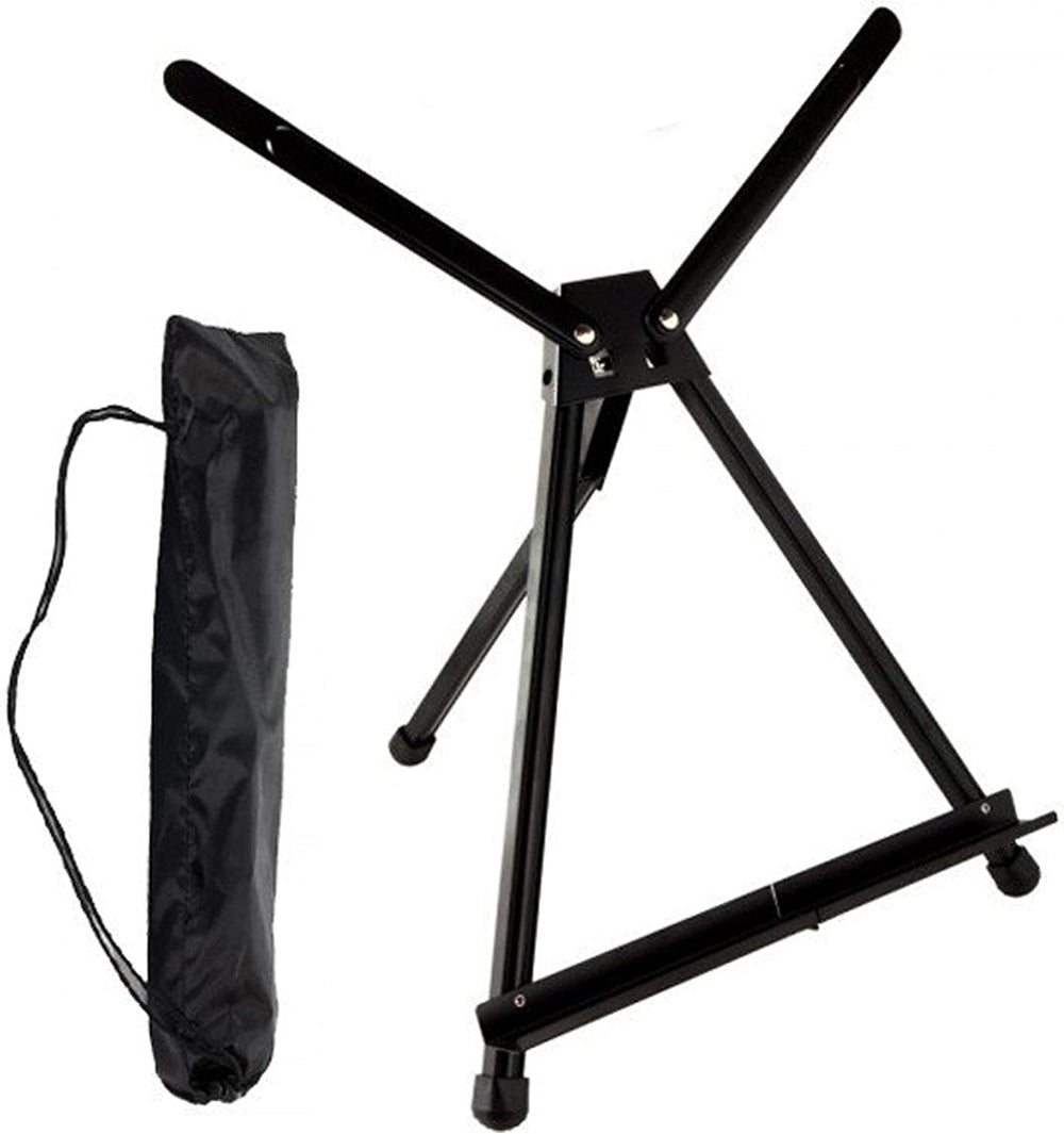 Bob Ross Master Artist Oil Paint Set Bundle with Aluminum Table Easel (2 Items)