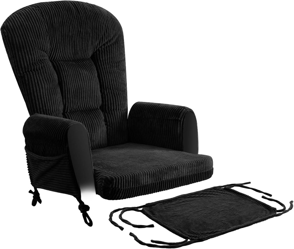 ANMINY 5PCS Glider Rocker Replacement Cushions, 29.5"H Back 3.9"Thi...
