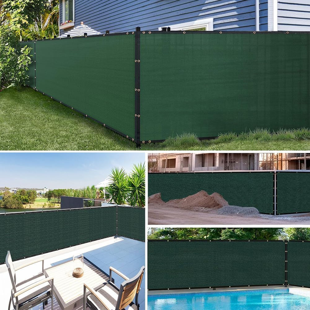 GL Garden Privacy Net Protective Screen, 6' x 24' Decorative Fences H...