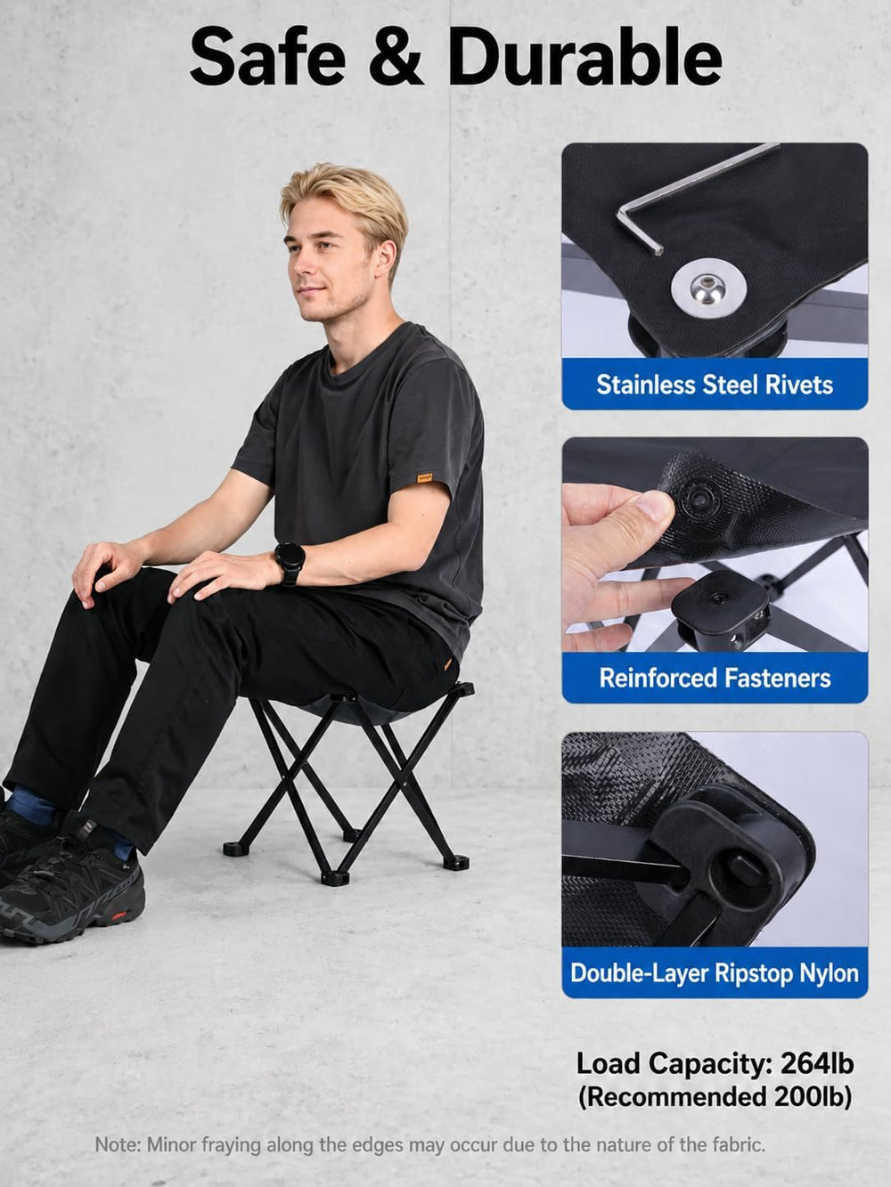 WildCall Compact Camping Folding Stool Aluminum Alloy Portable Stool