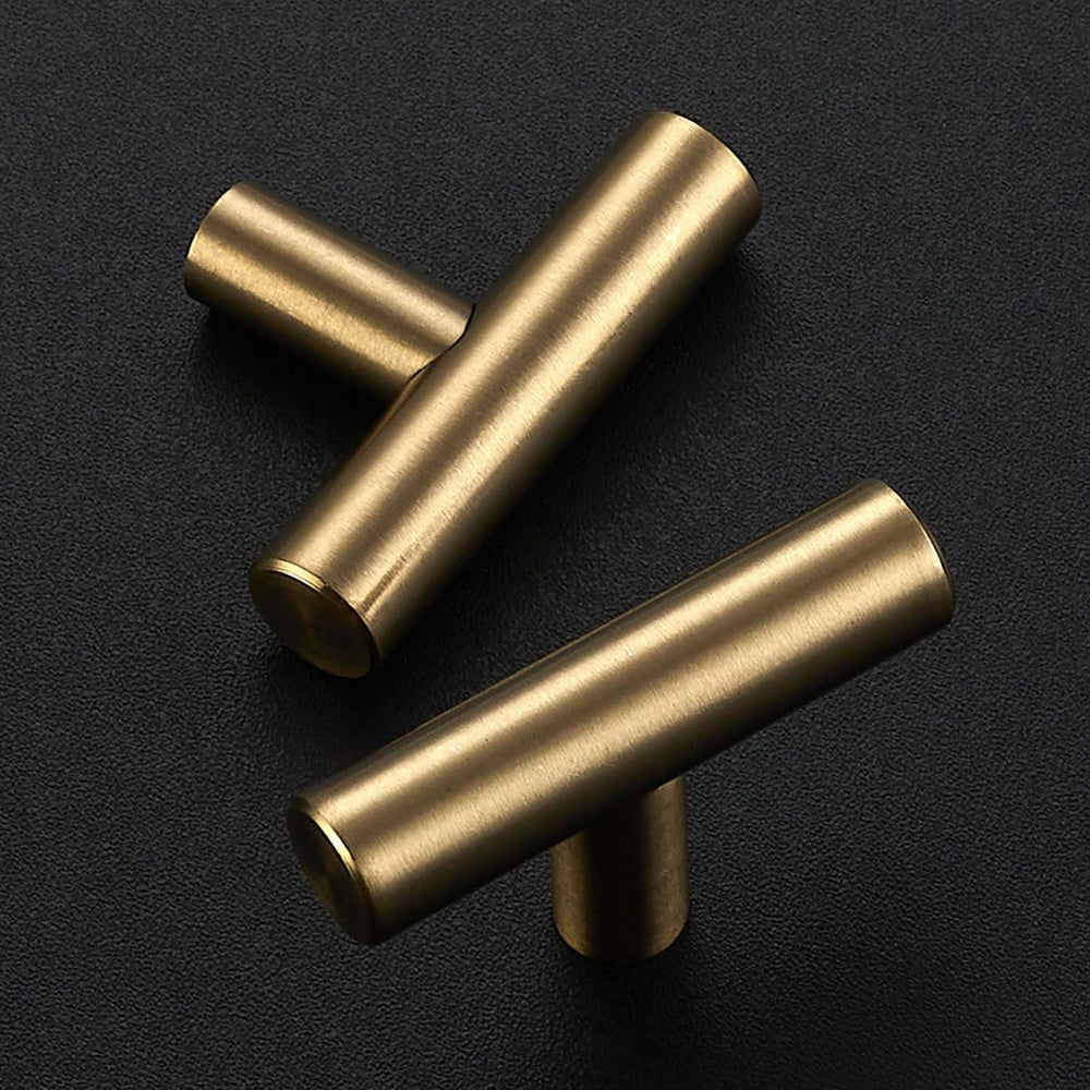 Ravinte Champagne Bronze Cabinet Handles Single Hole 30 Pack