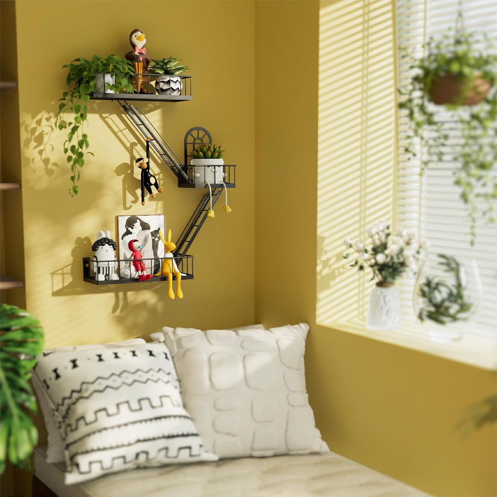 Black Fire Escape Shelf