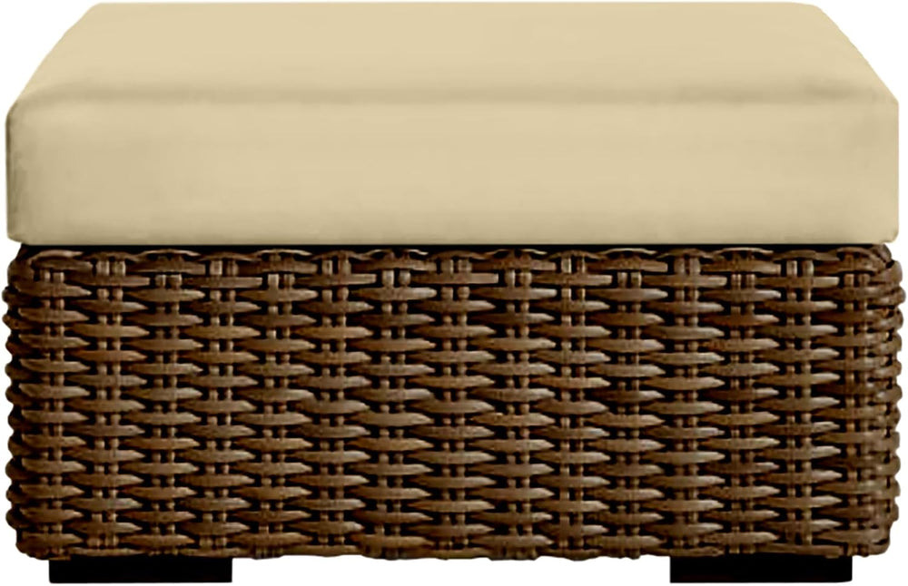 RSH DECOR: Foam Ottoman Cushion | 23" x 20" x 4" | Sunbrella P...